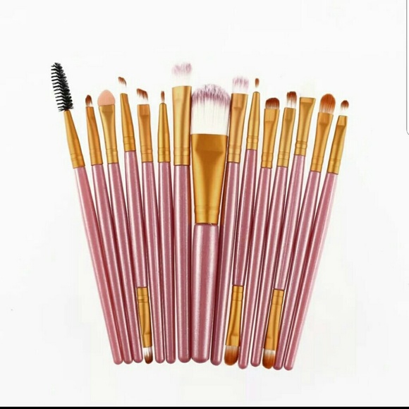 15pcs/set Makeup Brushes Sets Kit Eyelash Lip Foun - Picture 1 of 1